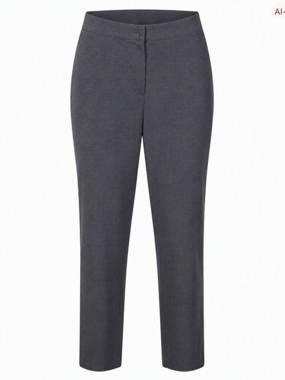 Tailor B. Moss Charcoal Stretch Dress Pants | Straight‑Leg Career Trousers
